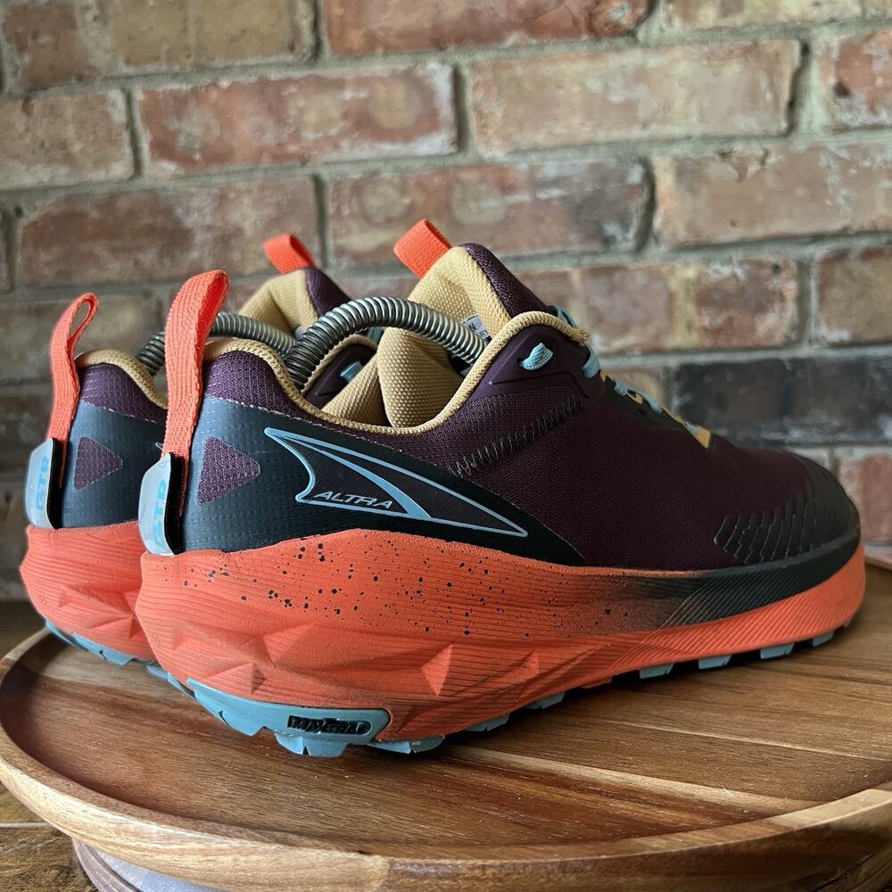 Altra Experience Wild 2 Womens 11 Max Cushion Trail Running Shoes Maroon - Picture 10 of 16